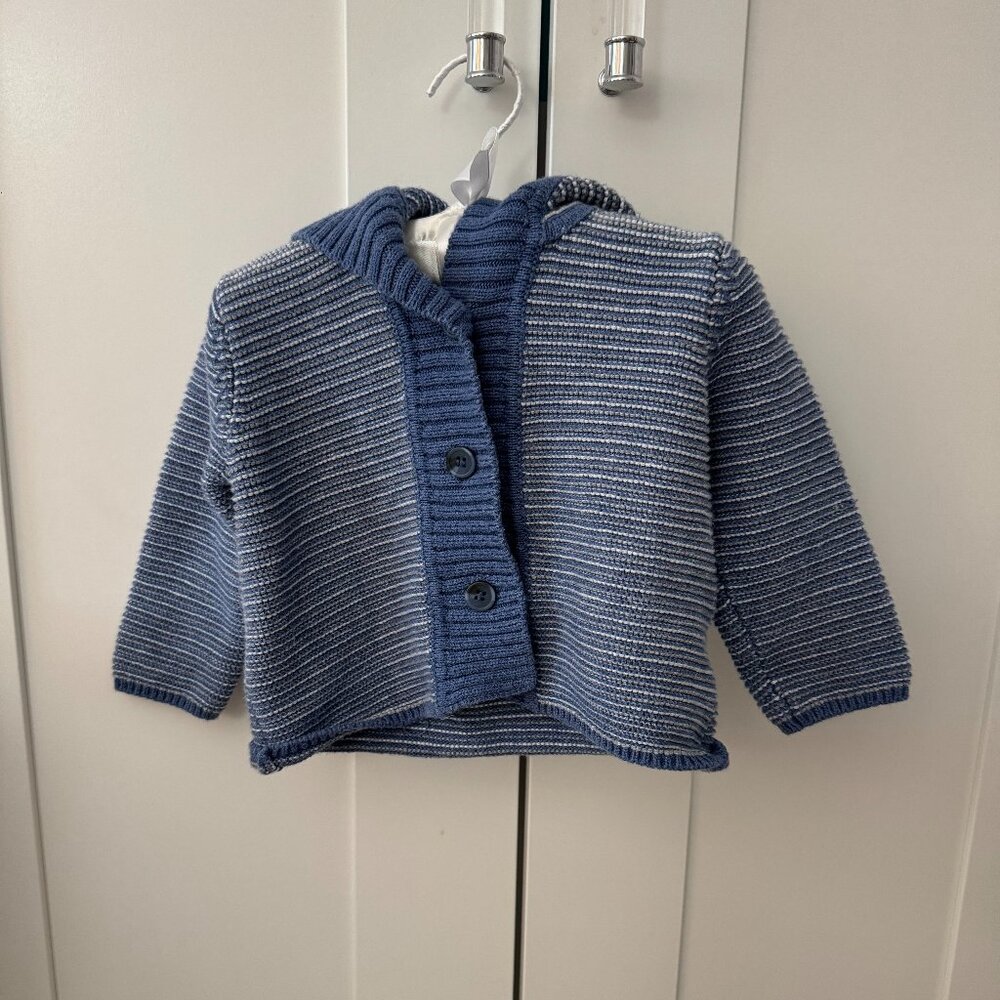 Baby boy Archer's Bow hooded cardigan